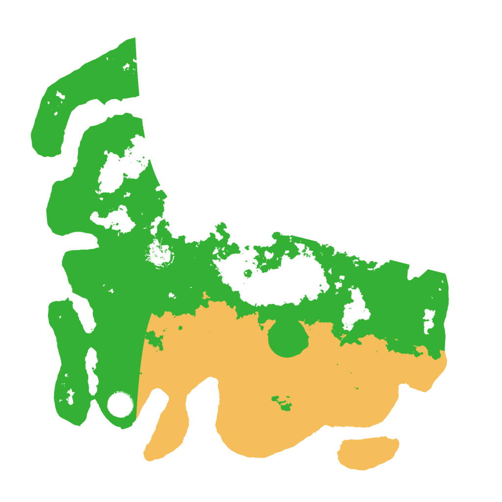 Biome Rust Map: Barren, Size: 3500, Seed: 42638515