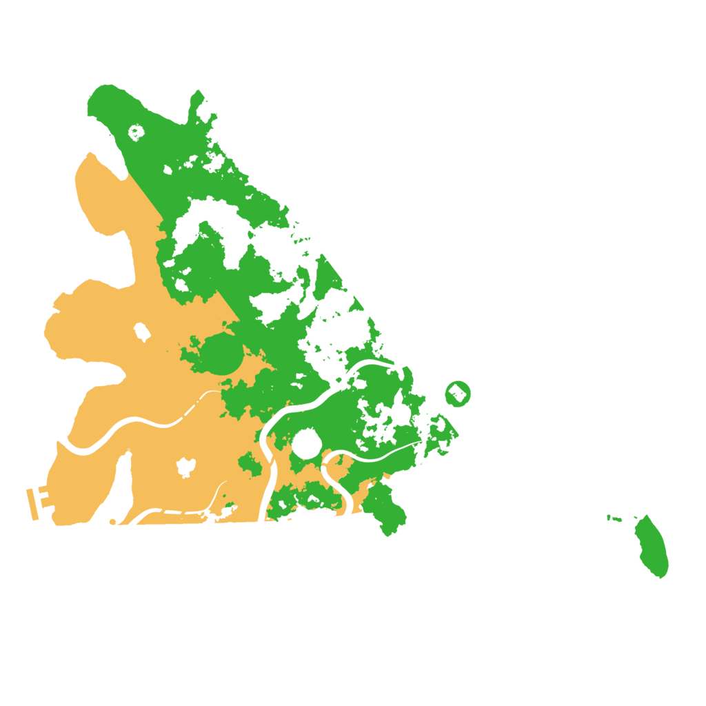 Biome Rust Map: Procedural Map, Size: 4500, Seed: 1074242130