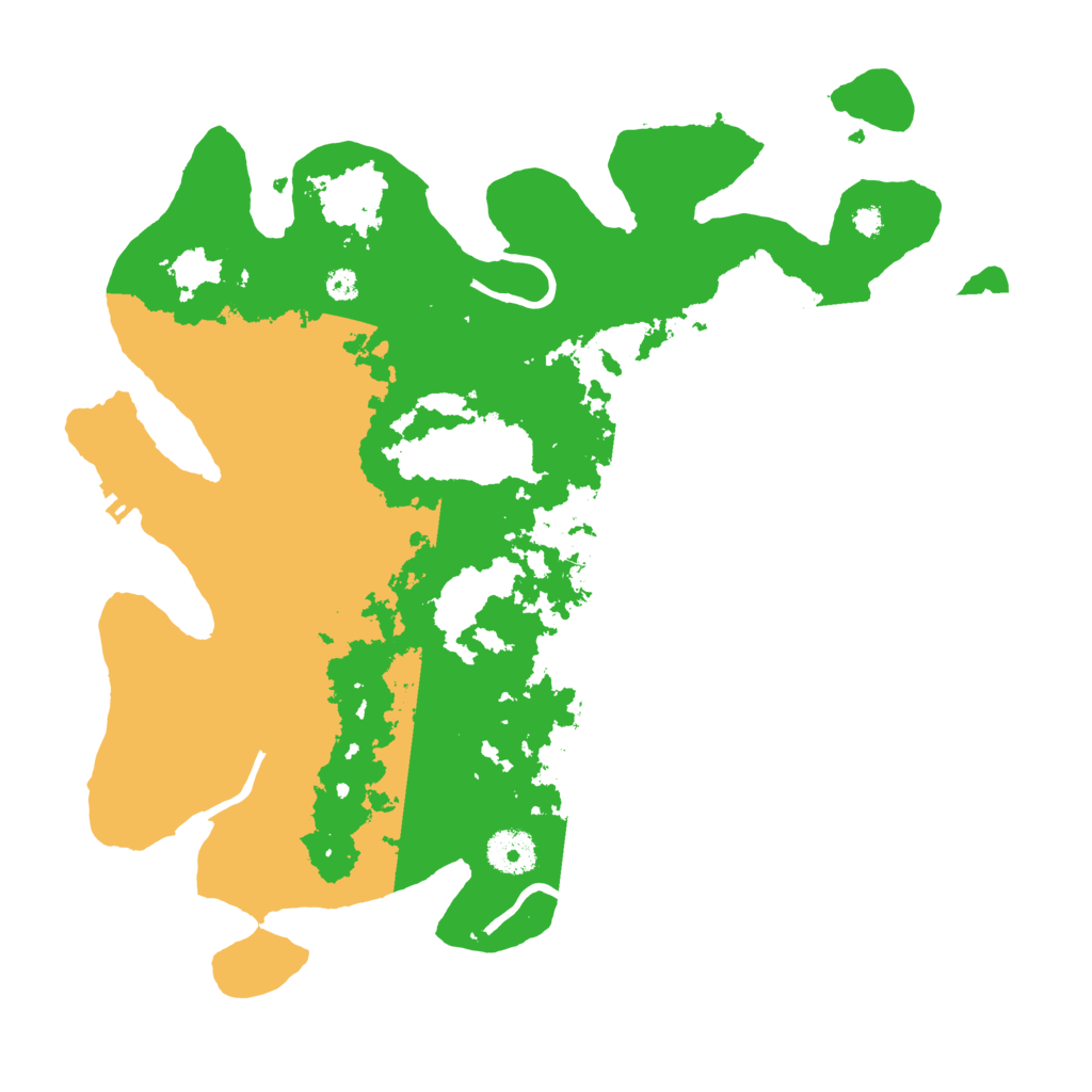 Biome Rust Map: Procedural Map, Size: 3500, Seed: 2017014