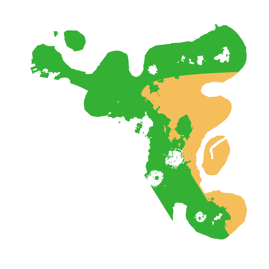 Biome Rust Map: Procedural Map, Size: 2600, Seed: 1905563985