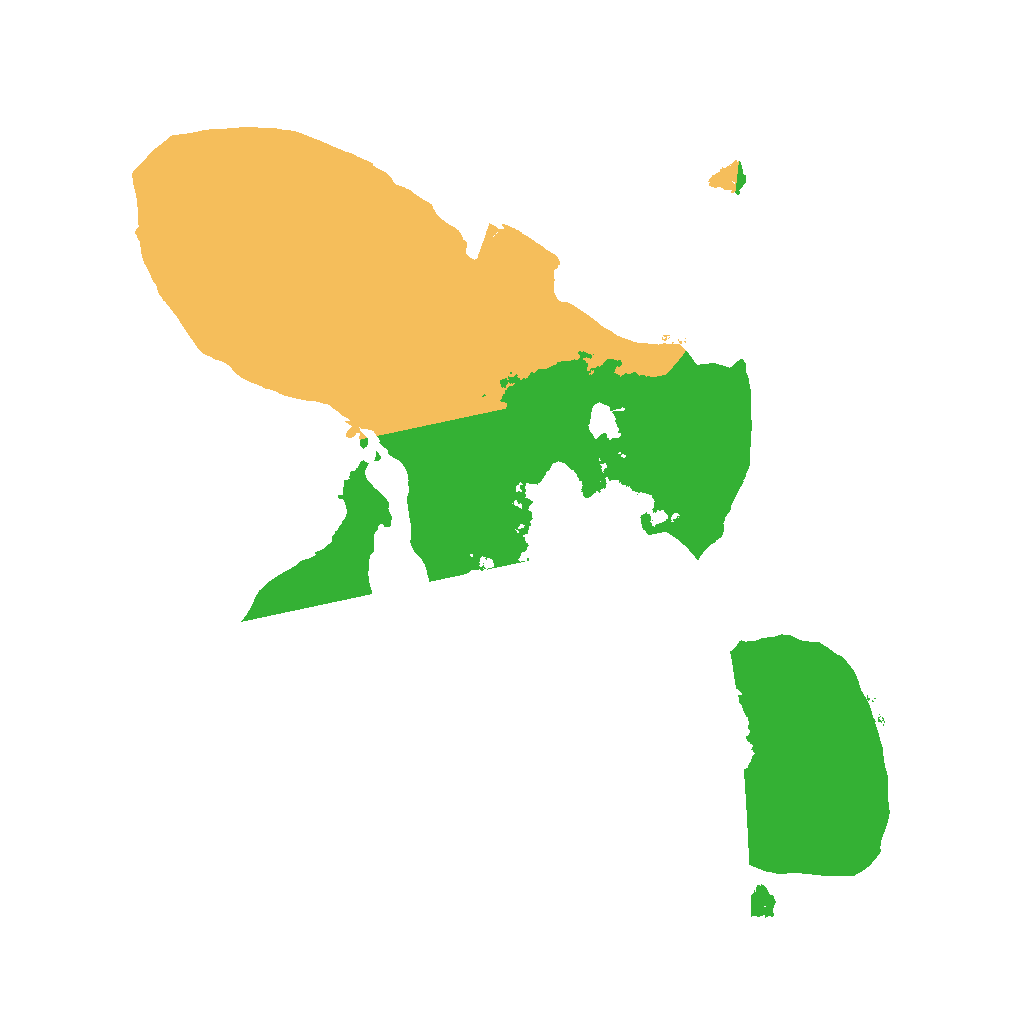 Biome Rust Map: Procedural Map, Size: 1500, Seed: 444440001