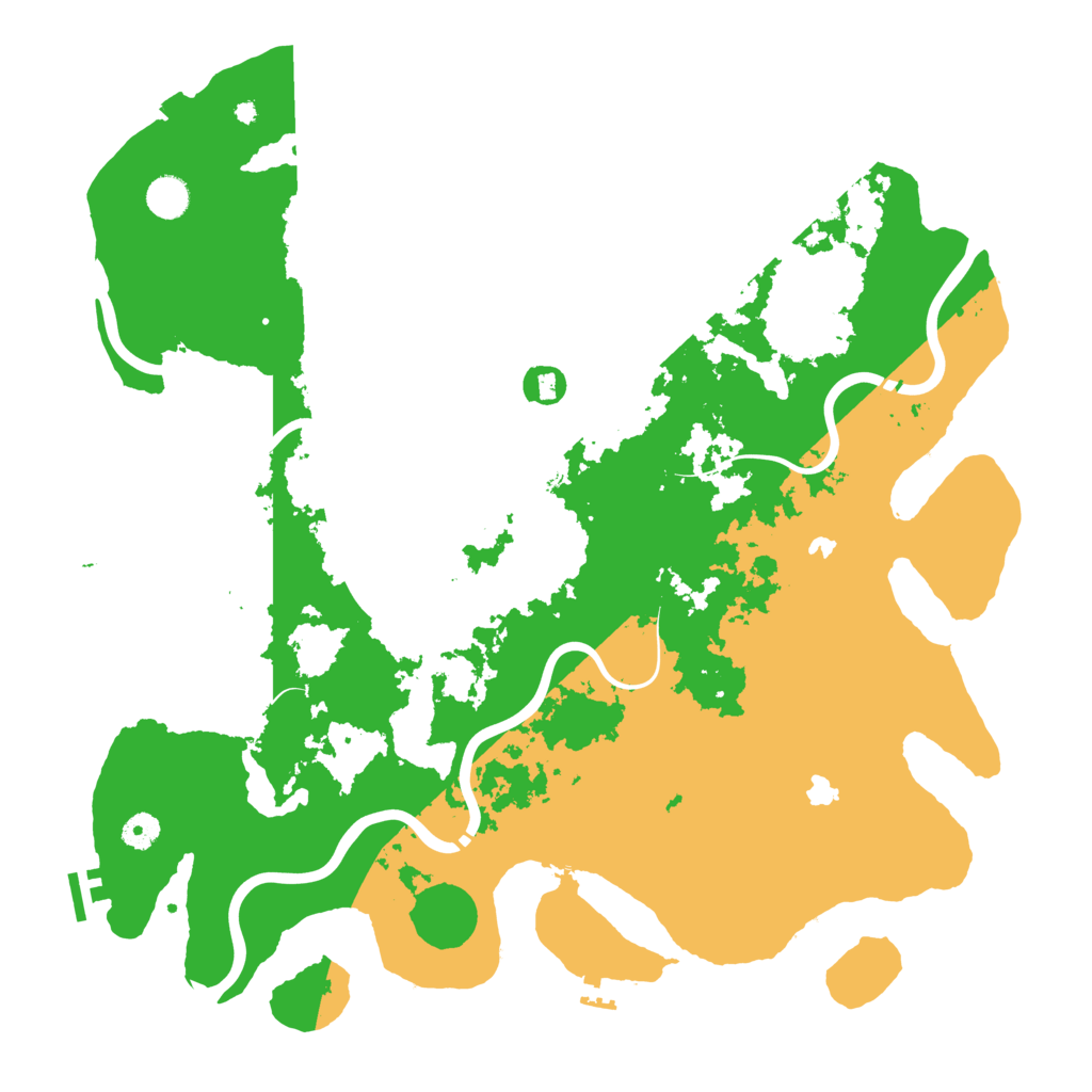 Biome Rust Map: Procedural Map, Size: 4500, Seed: 20368936