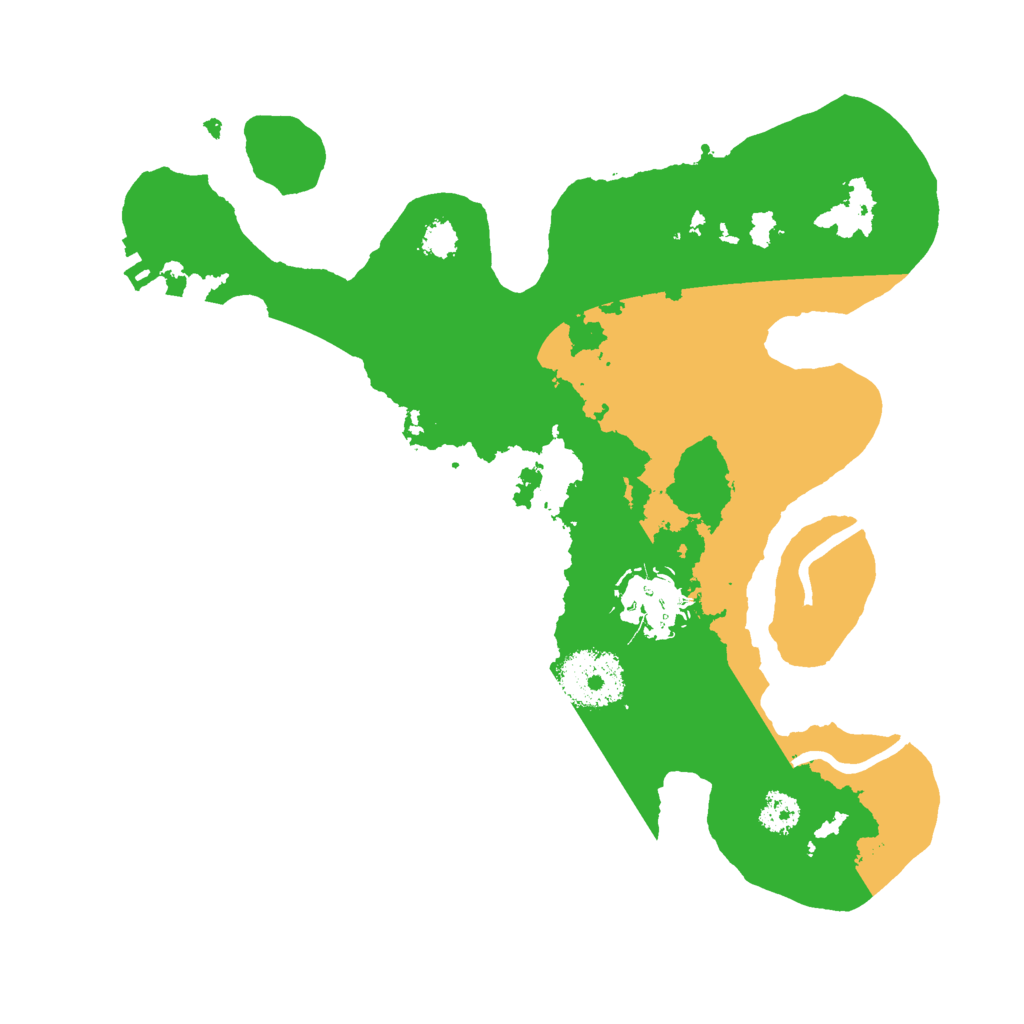 Biome Rust Map: Procedural Map, Size: 2599, Seed: 1905563985