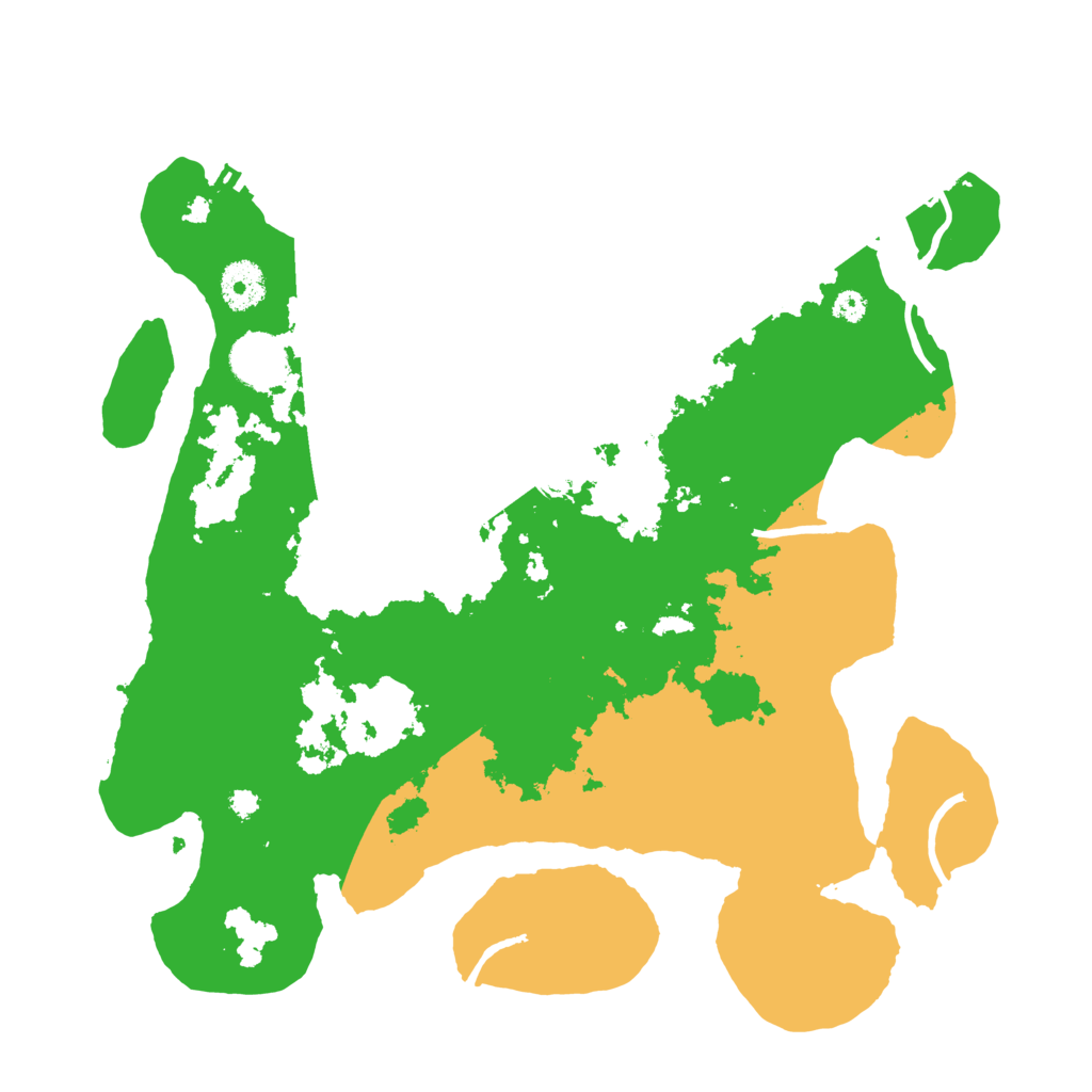 Biome Rust Map: Procedural Map, Size: 3500, Seed: 4707