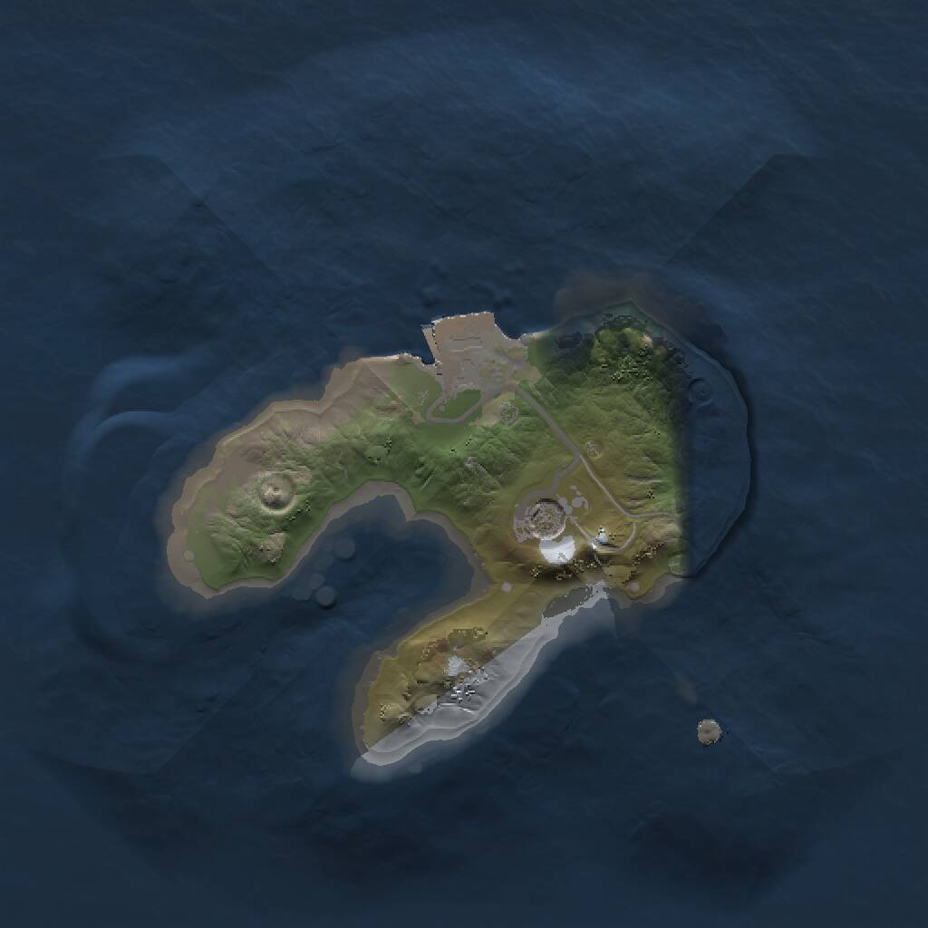 Rust Map: Procedural Map, Size: 1500, Seed: 342, 2 Monuments
