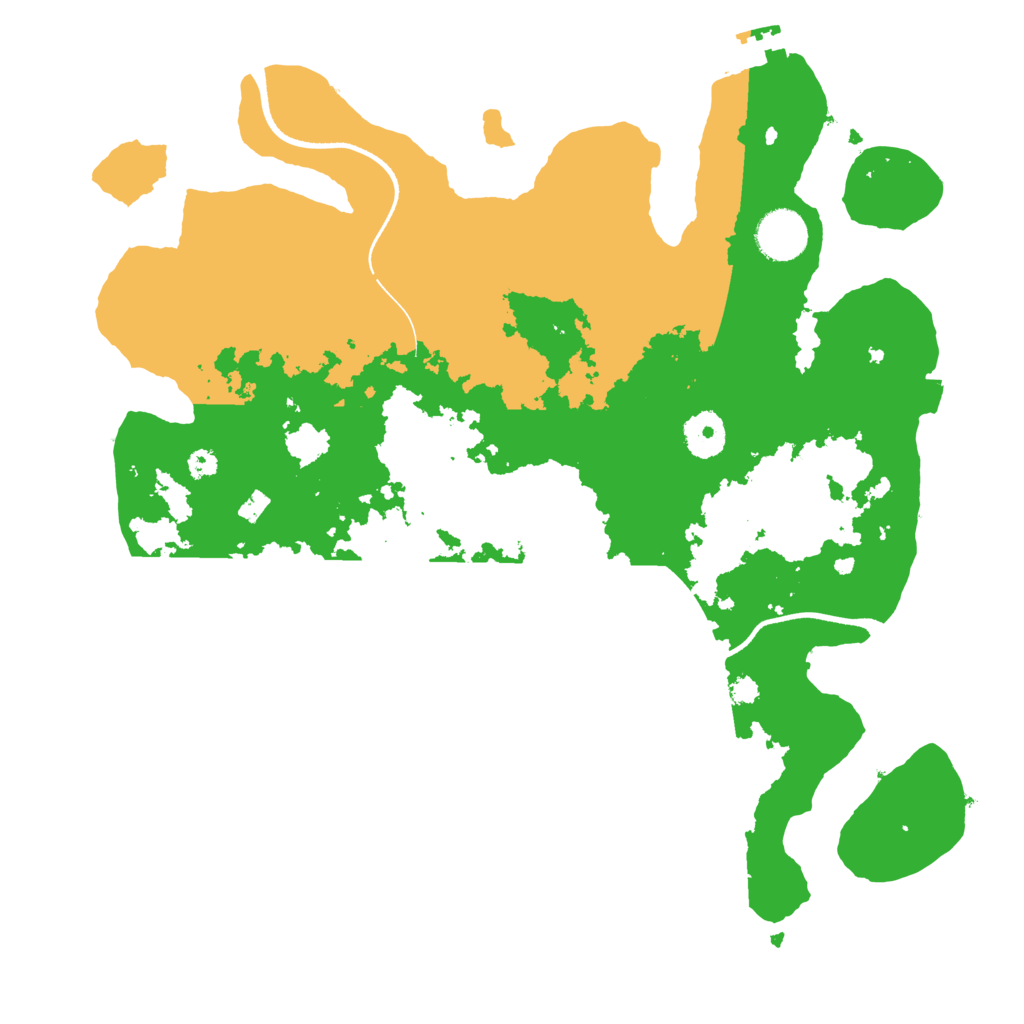 Biome Rust Map: Procedural Map, Size: 3500, Seed: 3619255