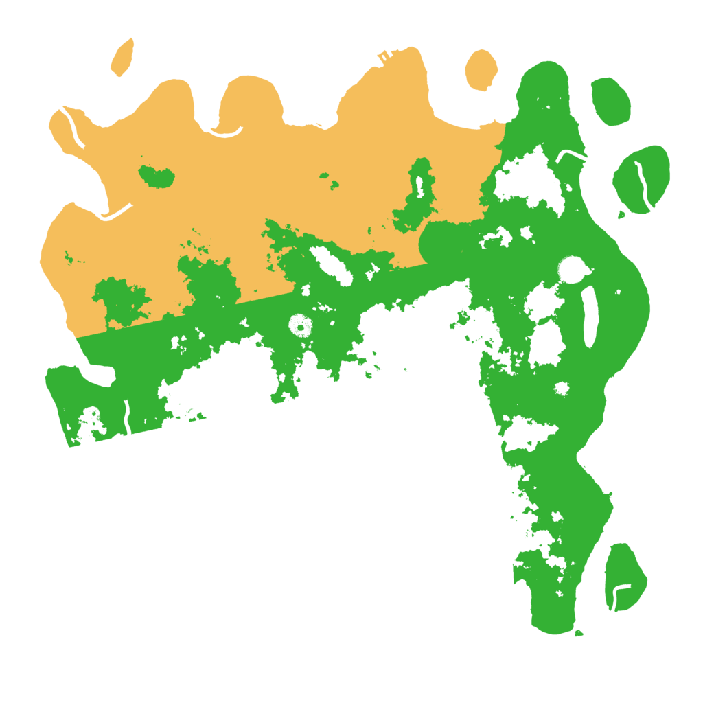 Biome Rust Map: Procedural Map, Size: 4500, Seed: 49871