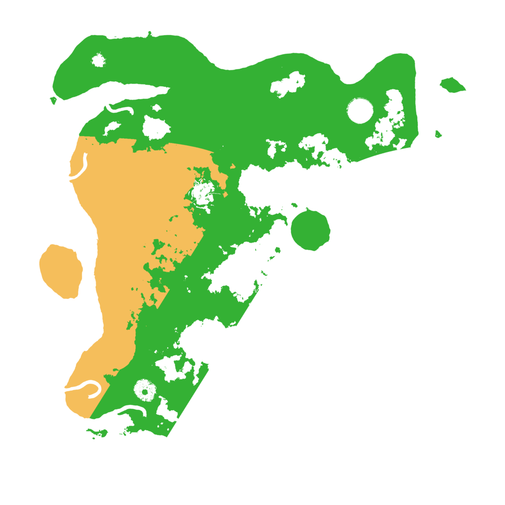 Biome Rust Map: Procedural Map, Size: 3500, Seed: 558855885