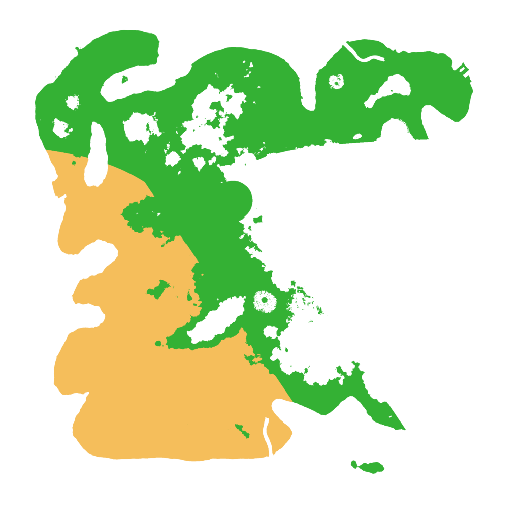 Biome Rust Map: Procedural Map, Size: 3500, Seed: 117