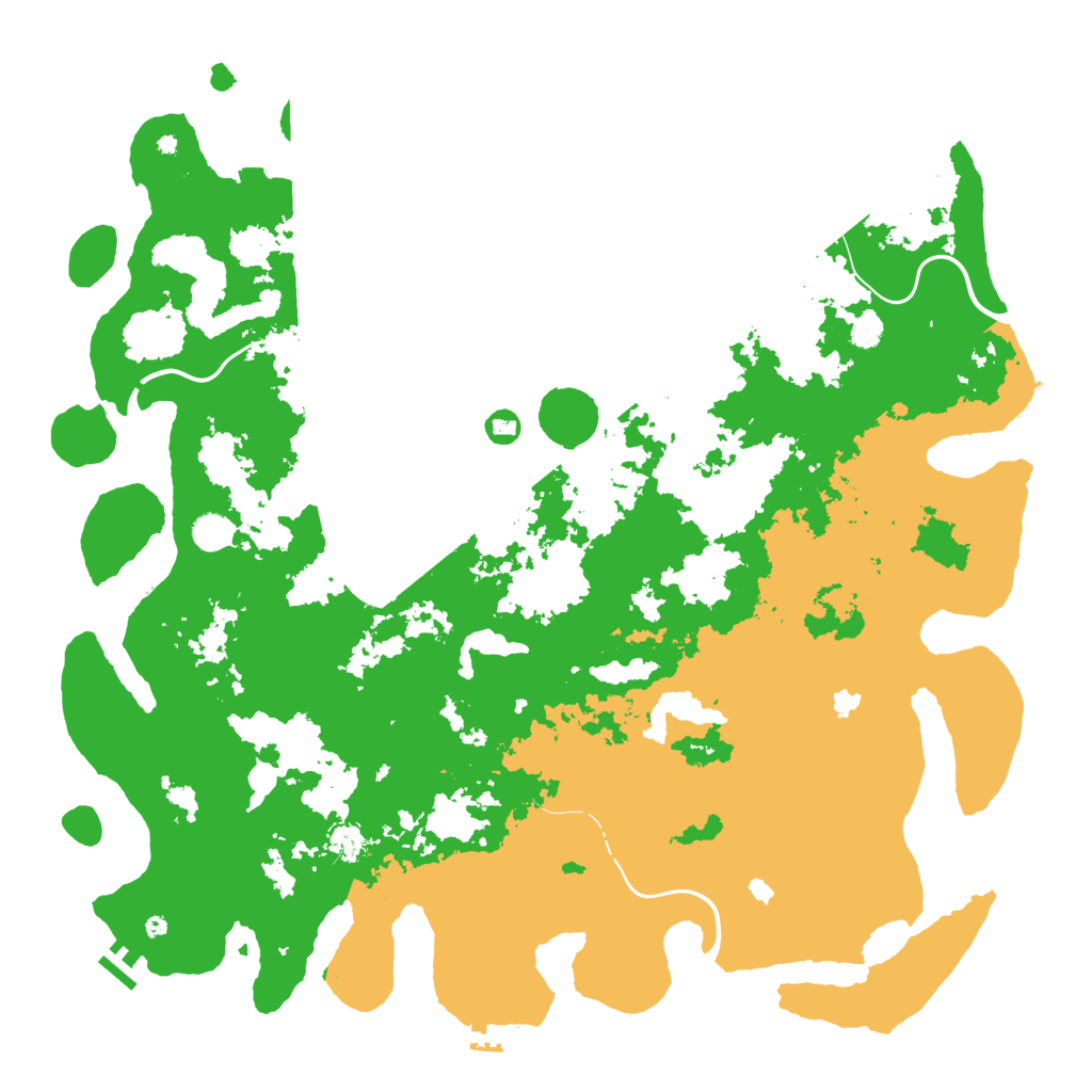 Biome Rust Map: Procedural Map, Size: 5000, Seed: 1014