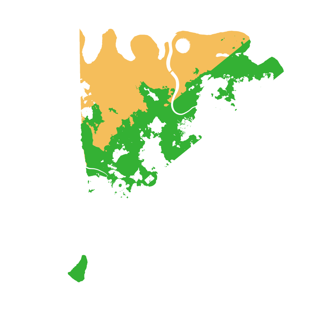 Biome Rust Map: Procedural Map, Size: 3750, Seed: 13324343
