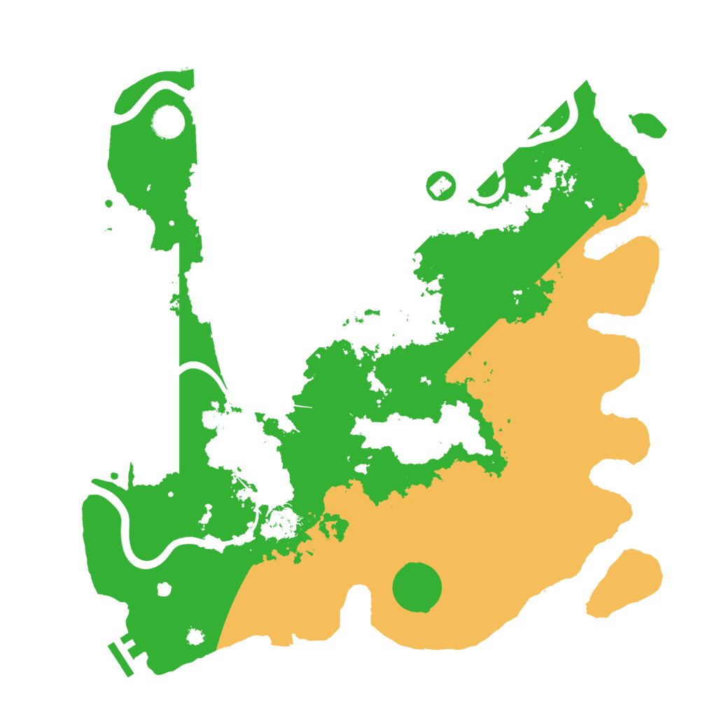 Biome Rust Map: Procedural Map, Size: 3850, Seed: 150583557