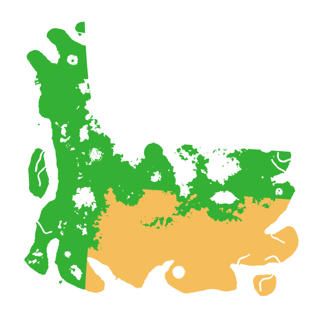 Biome Rust Map: Procedural Map, Size: 4500, Seed: 24005