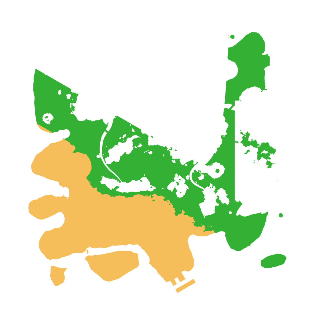 Biome Rust Map: Procedural Map, Size: 3000, Seed: 519121648