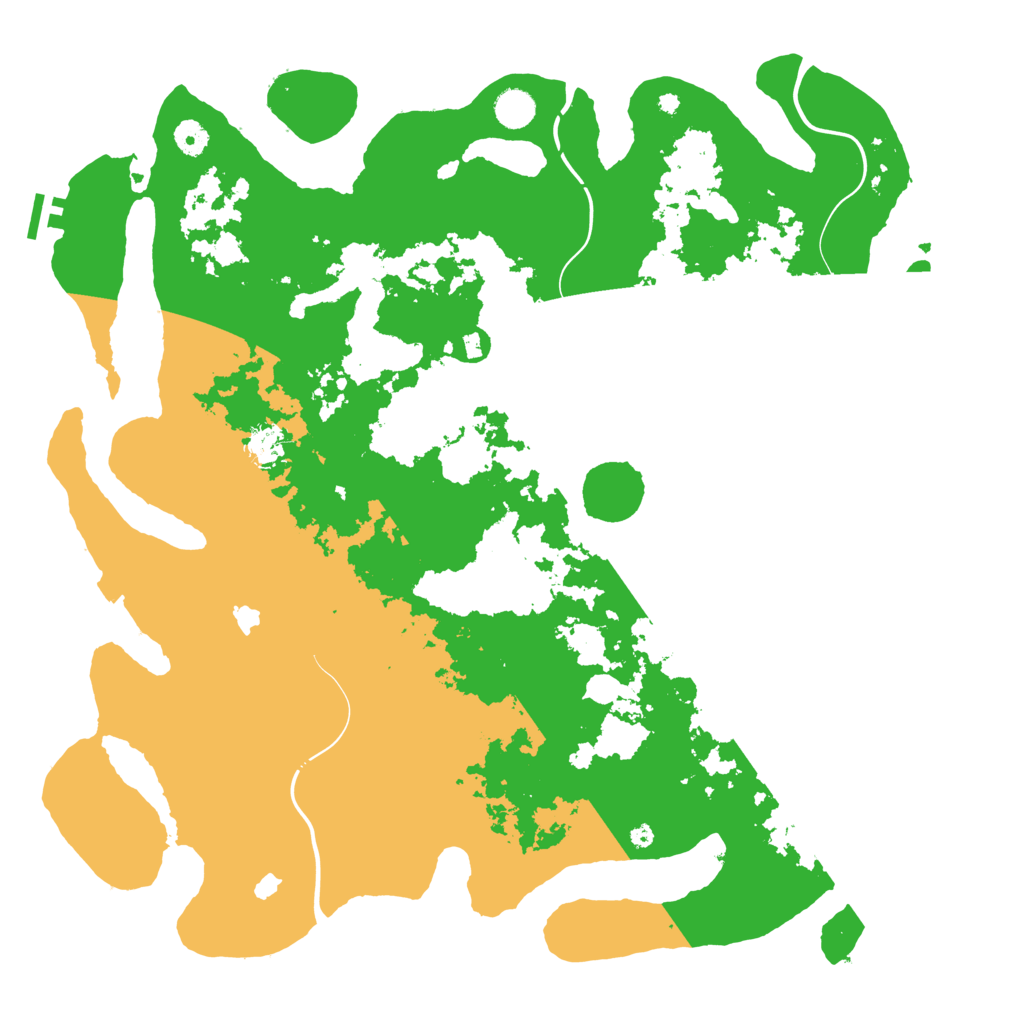 Biome Rust Map: Procedural Map, Size: 4500, Seed: 375925681