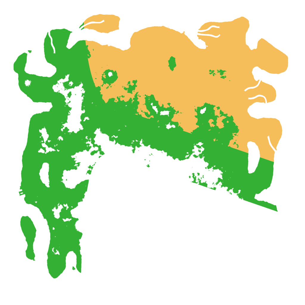 Biome Rust Map: Procedural Map, Size: 4500, Seed: 3811