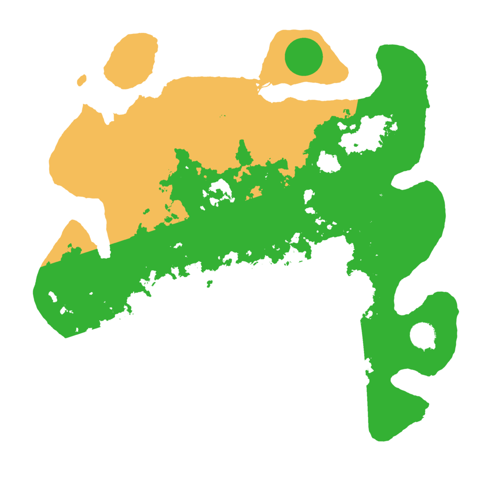 Biome Rust Map: Barren, Size: 3500, Seed: 733052973