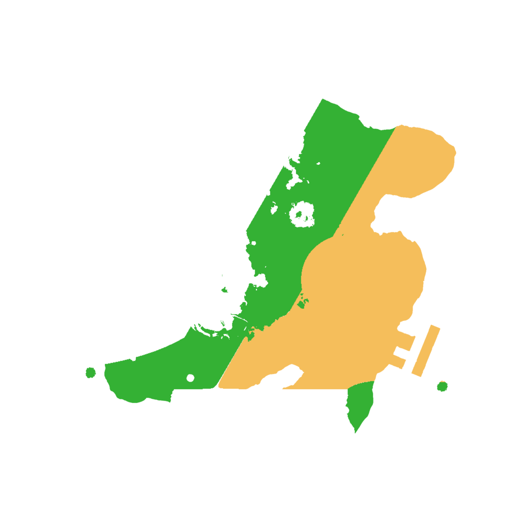 Biome Rust Map: Procedural Map, Size: 2000, Seed: 5125323