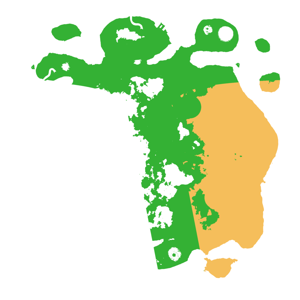 Biome Rust Map: Procedural Map, Size: 3500, Seed: 1753570867