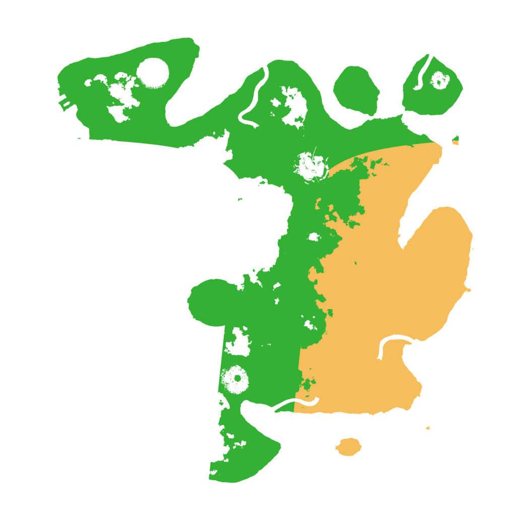 Biome Rust Map: Procedural Map, Size: 3000, Seed: 667309054