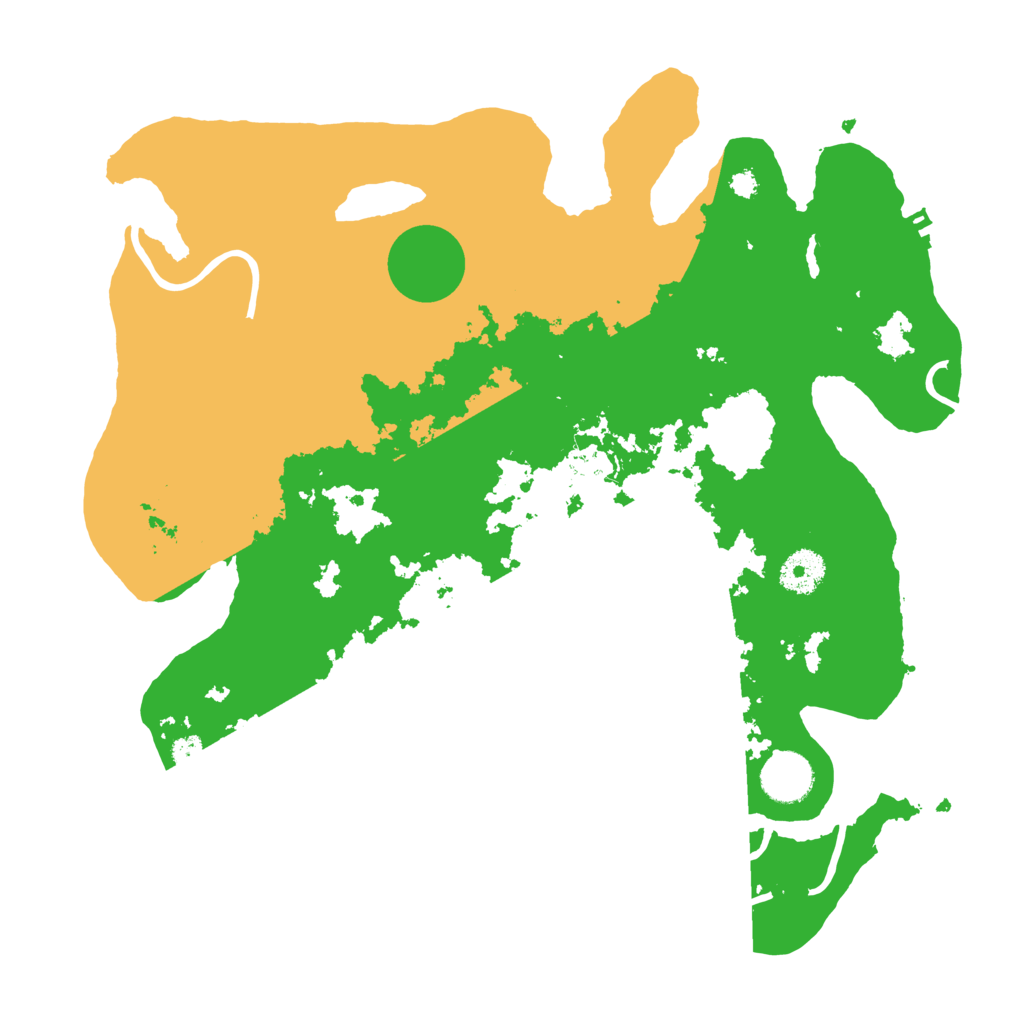 Biome Rust Map: Procedural Map, Size: 3500, Seed: 696536626