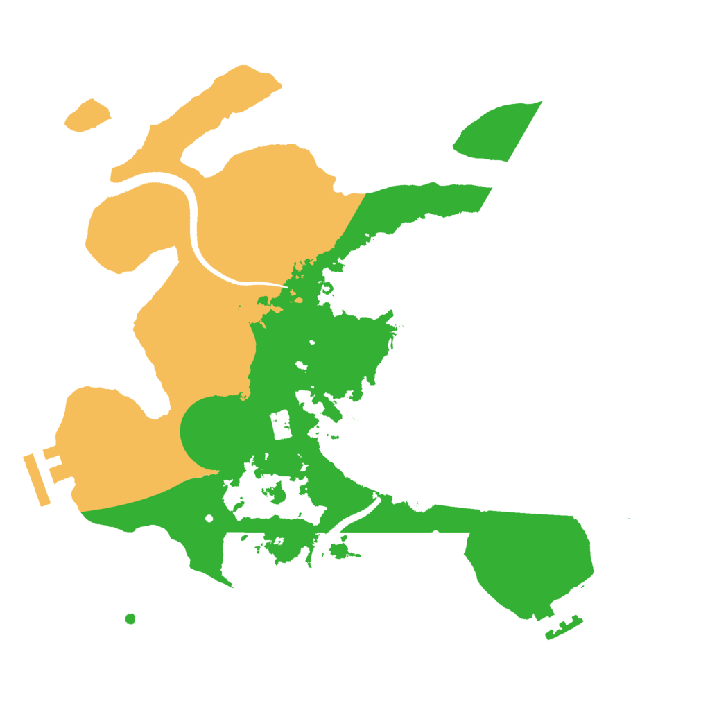 Biome Rust Map: Procedural Map, Size: 2700, Seed: 50500
