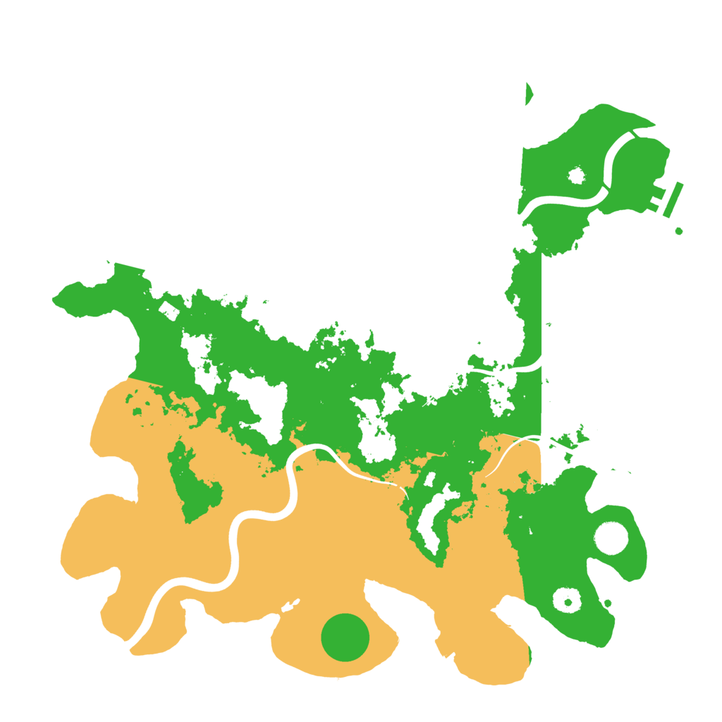 Biome Rust Map: Procedural Map, Size: 3950, Seed: 1848225645