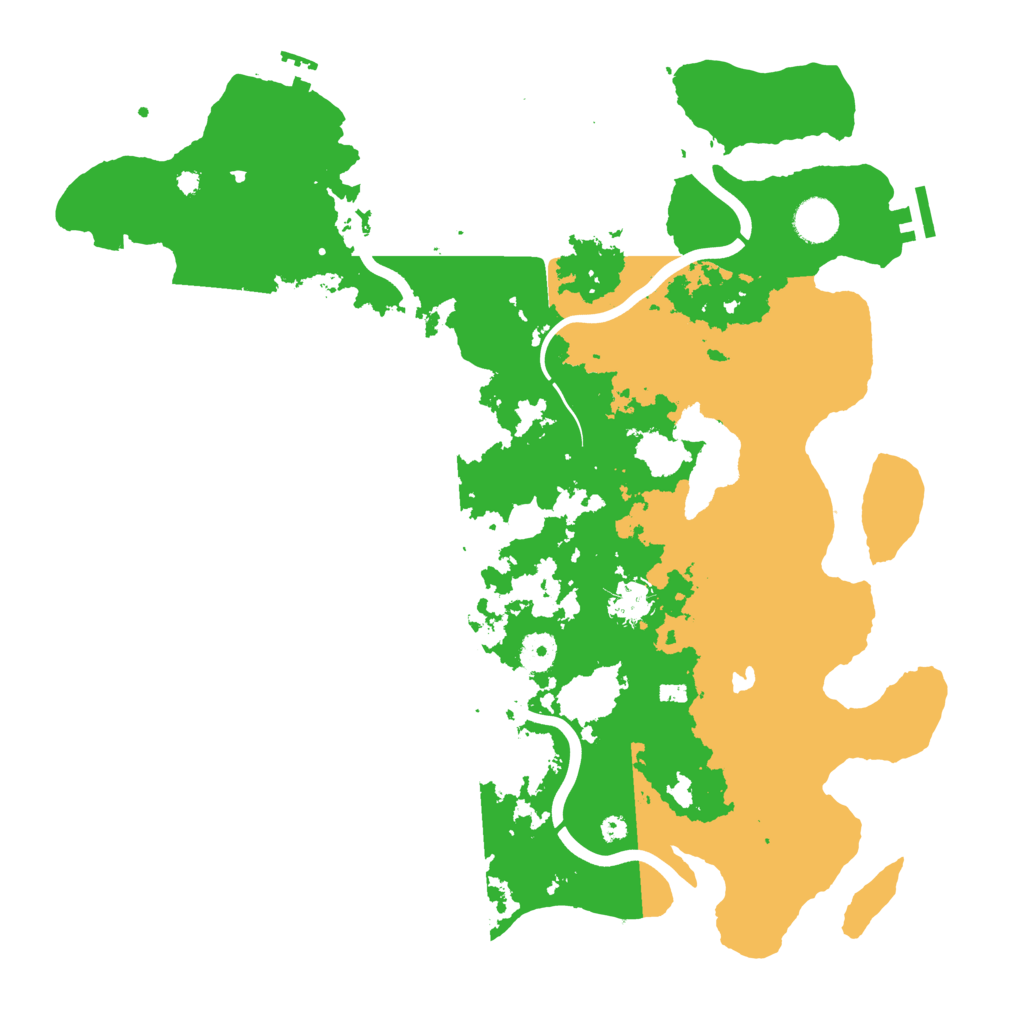 Biome Rust Map: Procedural Map, Size: 4000, Seed: 1252