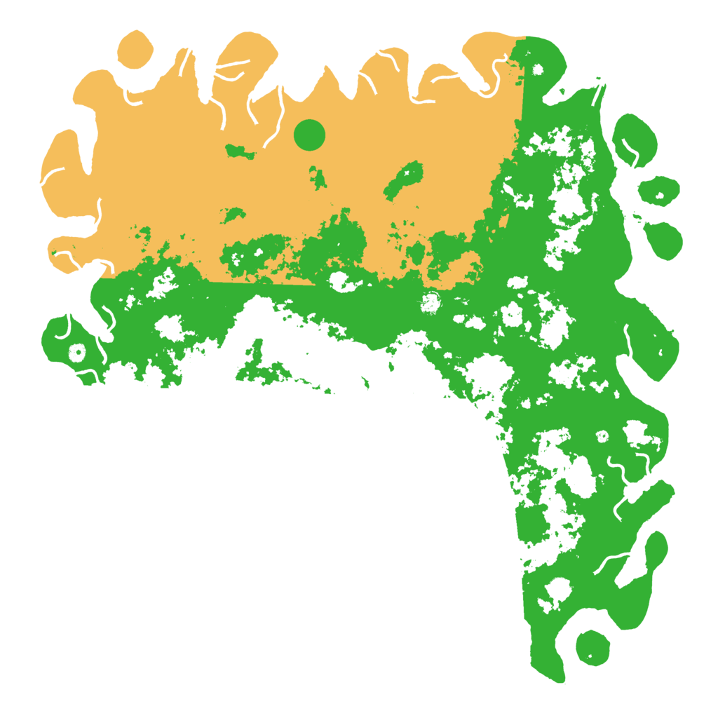 Biome Rust Map: Procedural Map, Size: 6000, Seed: 1887892