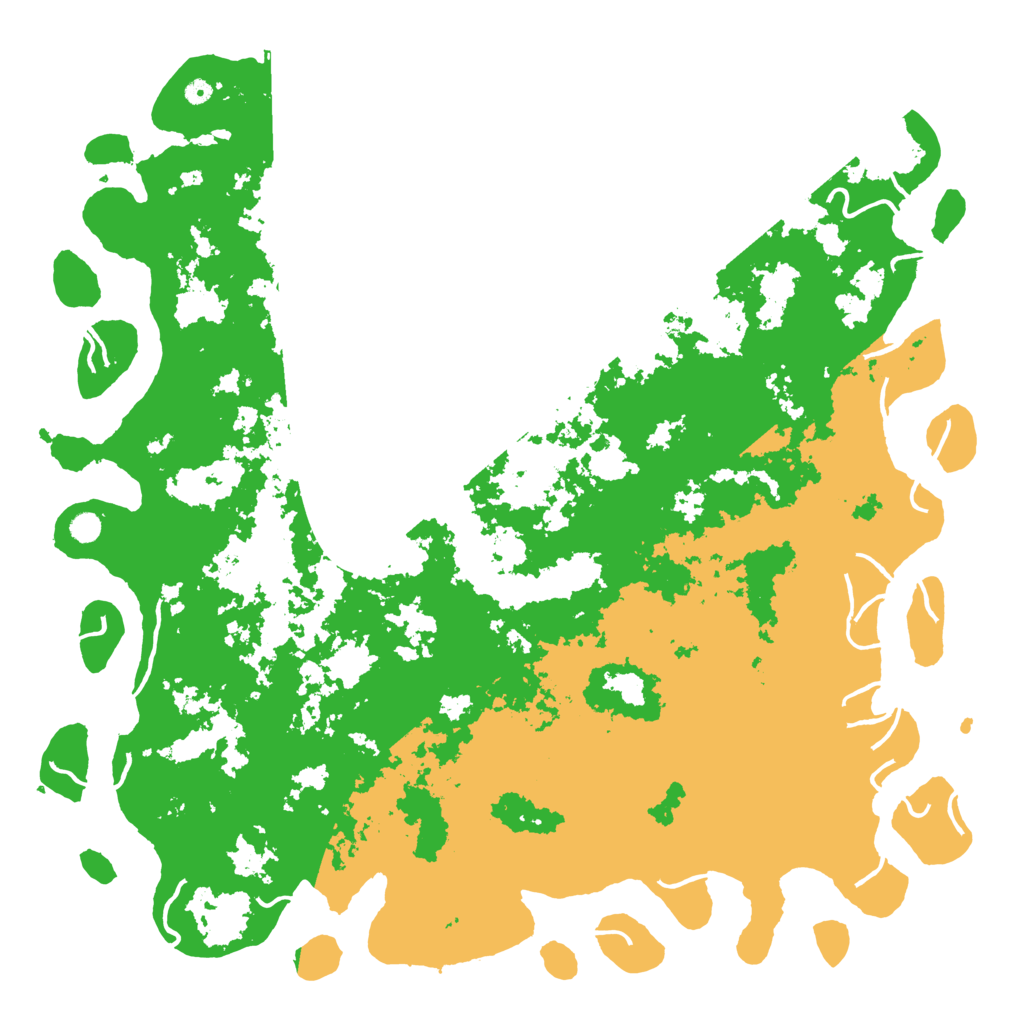 Biome Rust Map: Procedural Map, Size: 6000, Seed: 117368258