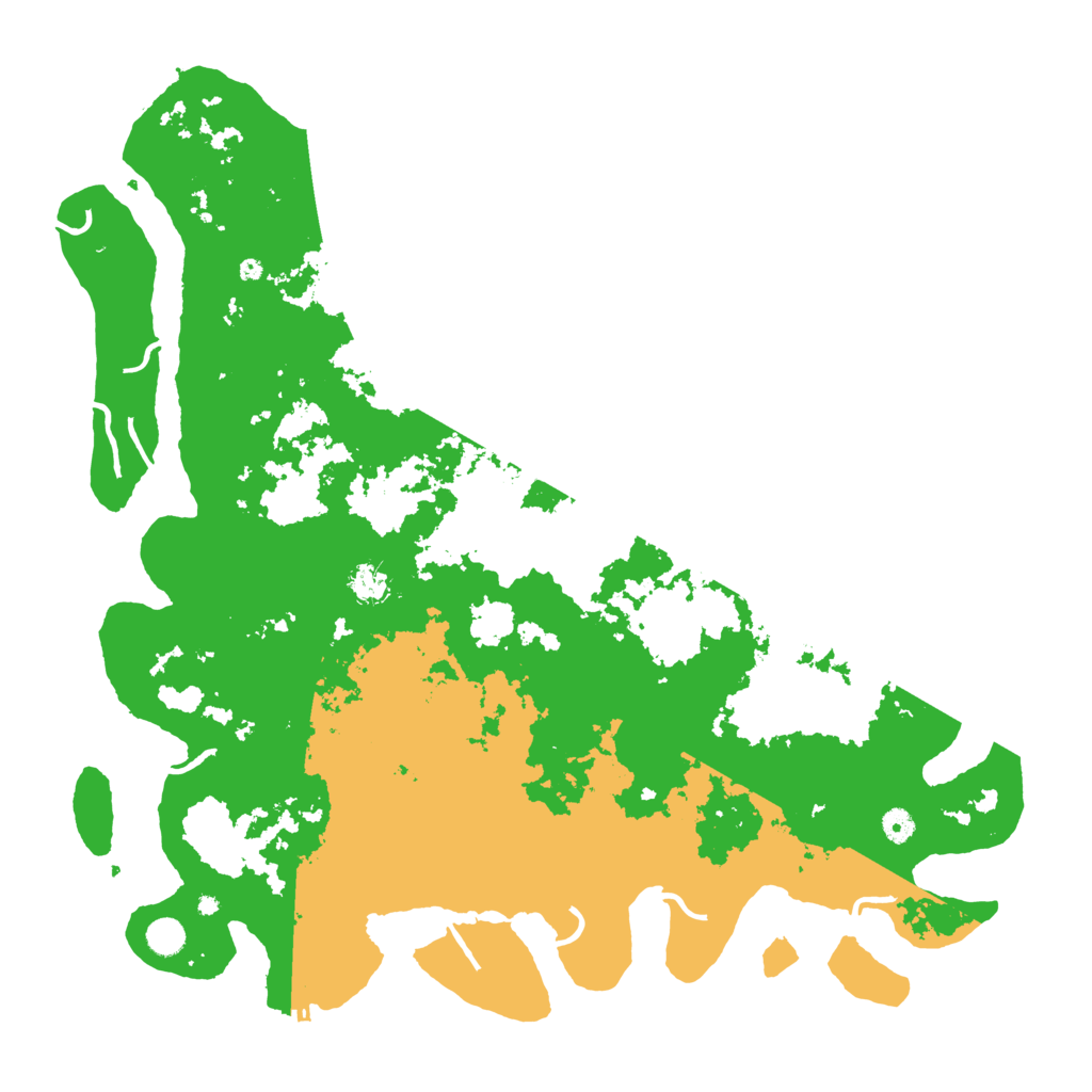 Biome Rust Map: Procedural Map, Size: 5000, Seed: 170205