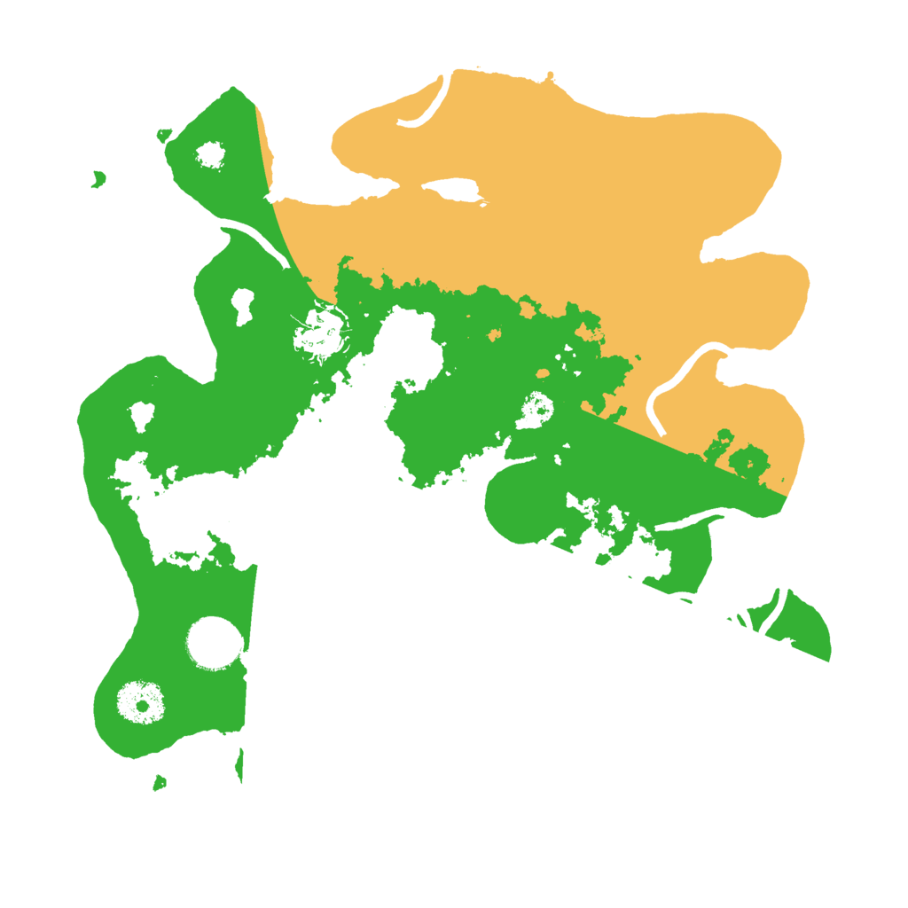 Biome Rust Map: Procedural Map, Size: 3000, Seed: 934986141