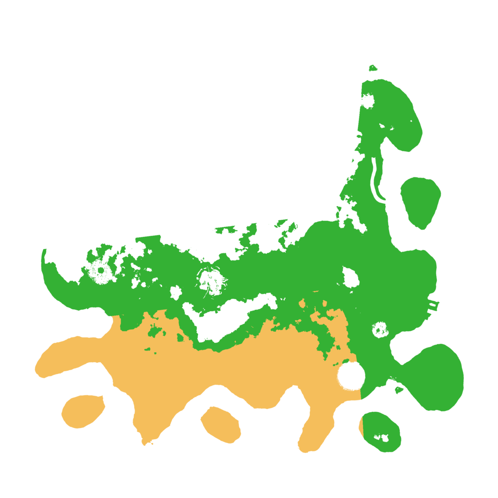 Biome Rust Map: Procedural Map, Size: 3200, Seed: 349268848
