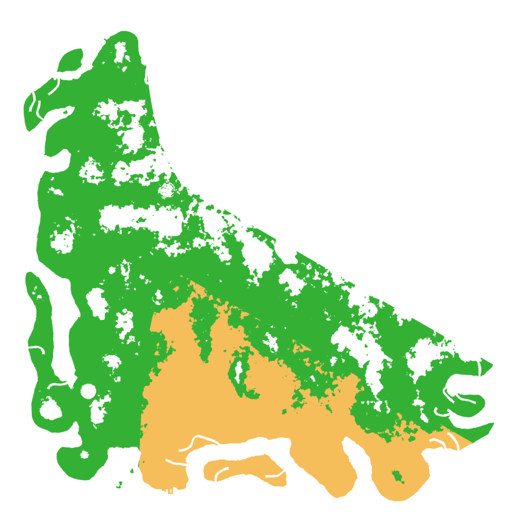 Biome Rust Map: Procedural Map, Size: 6000, Seed: 9721121