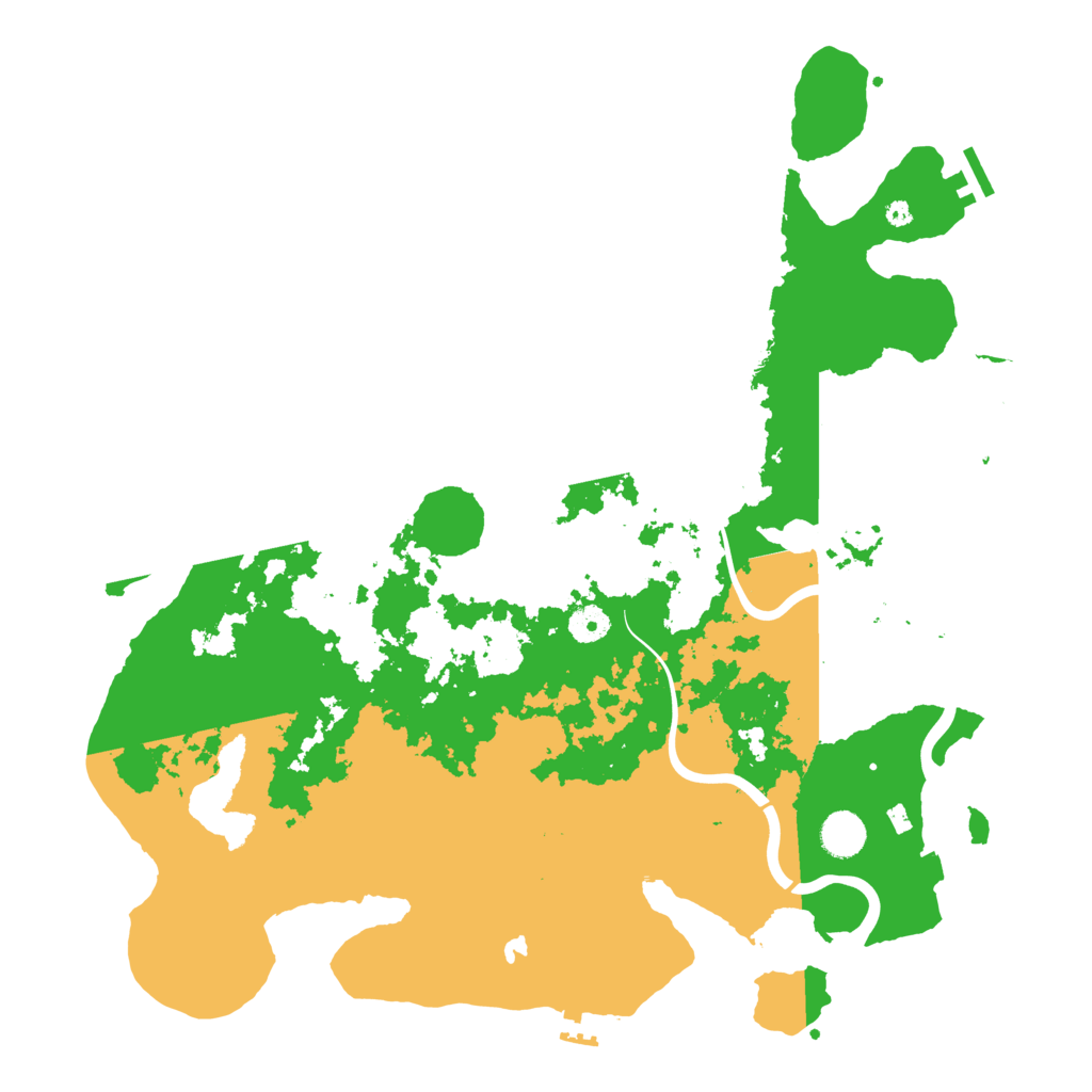 Biome Rust Map: Procedural Map, Size: 4250, Seed: 258947720