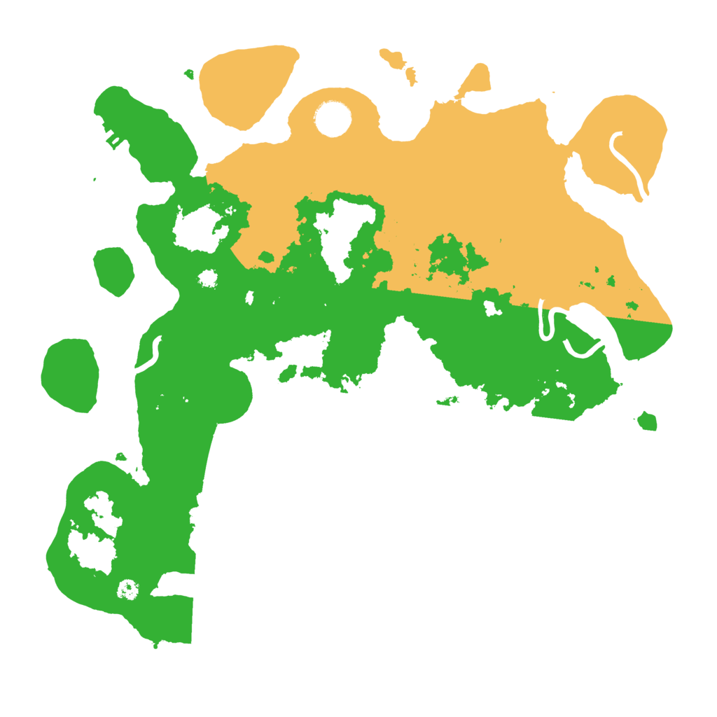 Biome Rust Map: Procedural Map, Size: 3500, Seed: 2072962109