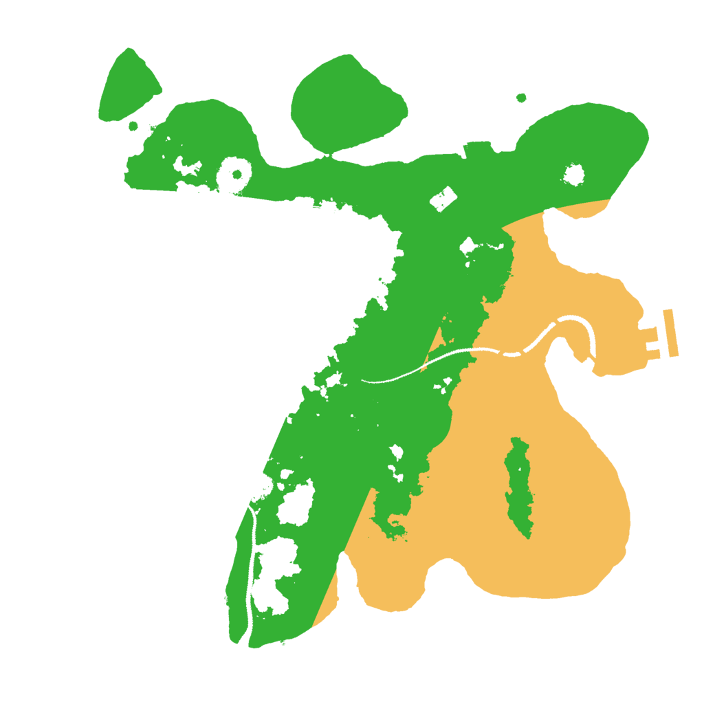 Biome Rust Map: Procedural Map, Size: 3000, Seed: 22365478