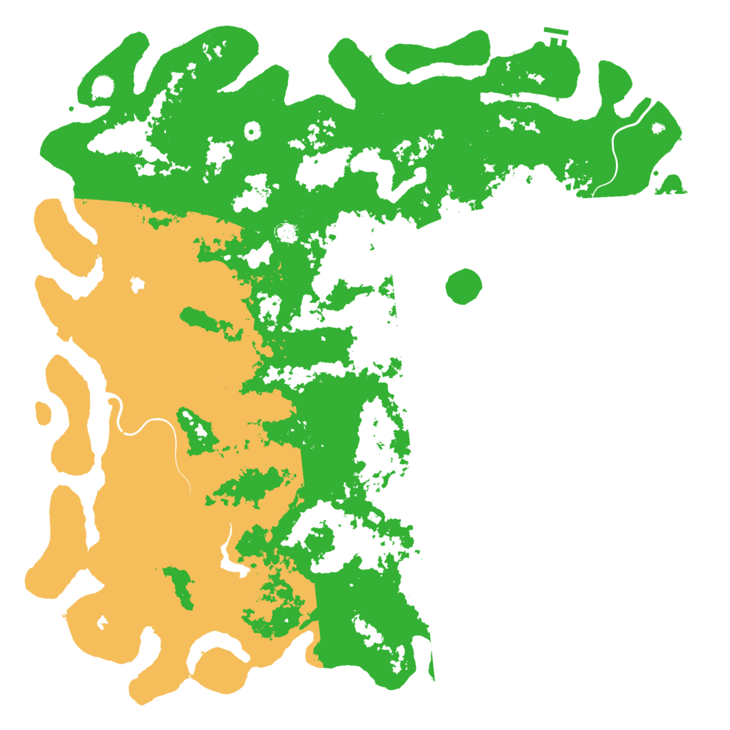 Biome Rust Map: Procedural Map, Size: 6000, Seed: 31484789