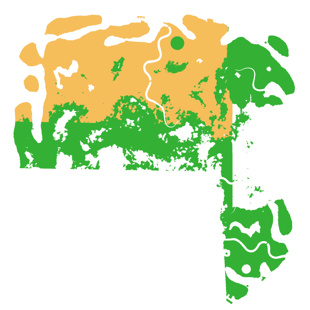 Biome Rust Map: Procedural Map, Size: 6000, Seed: 9920831