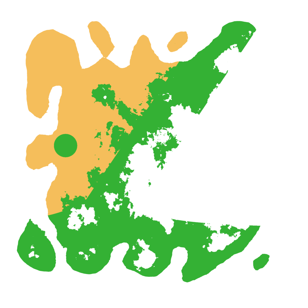 Biome Rust Map: Barren, Size: 3500, Seed: 735654353