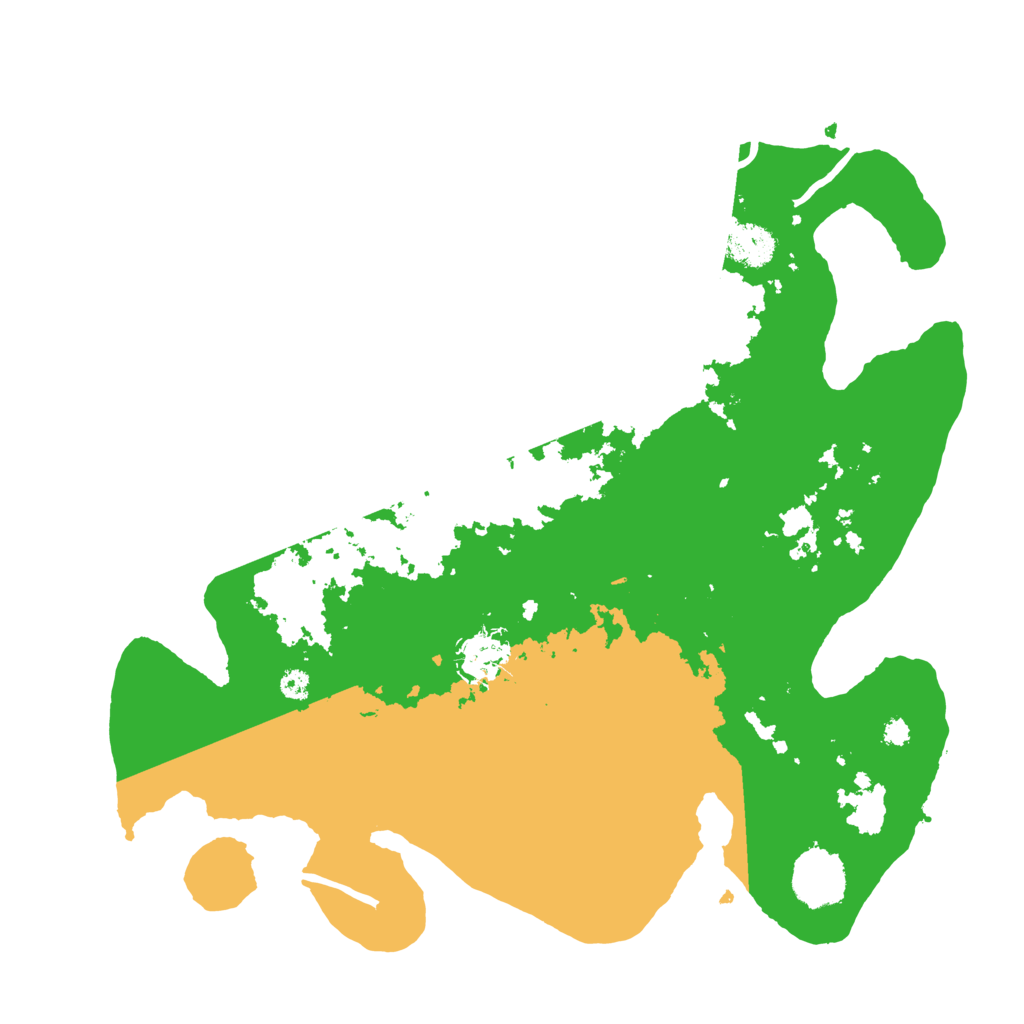 Biome Rust Map: Procedural Map, Size: 3500, Seed: 1911845351