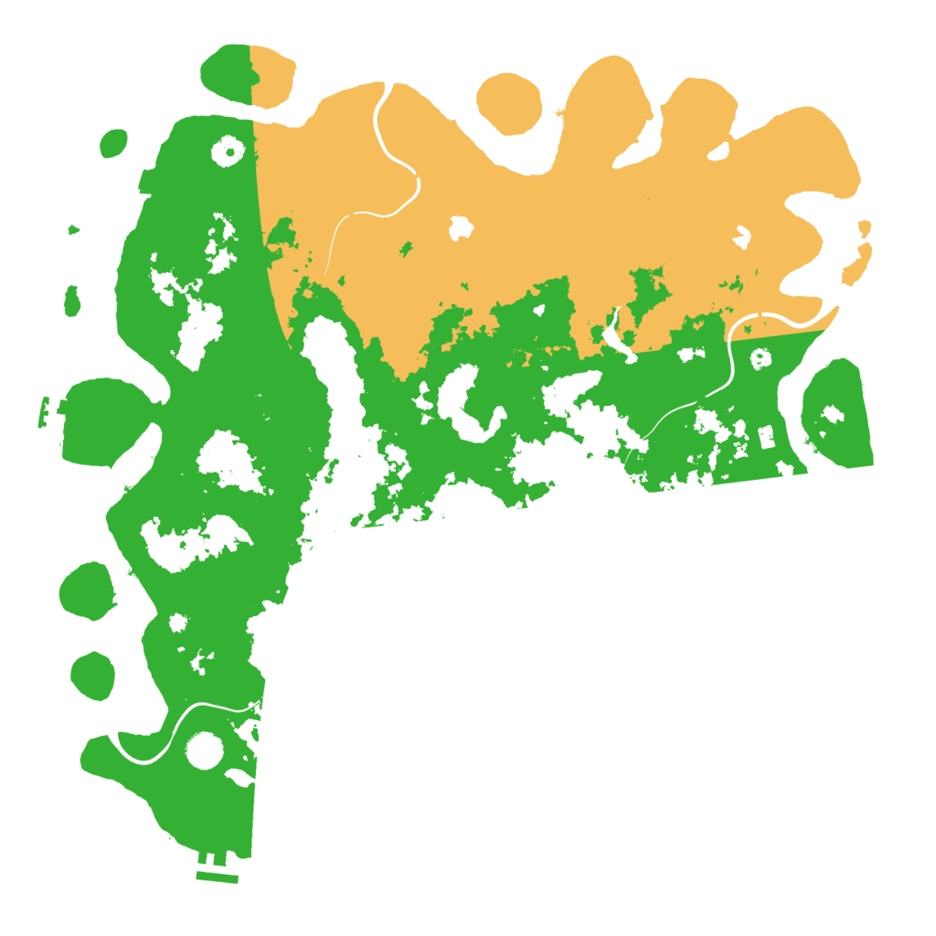 Biome Rust Map: Procedural Map, Size: 4500, Seed: 1416848294