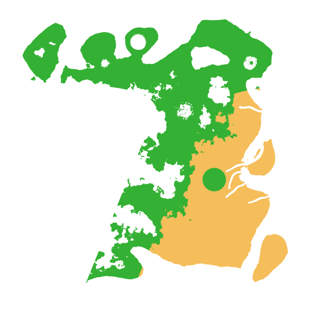 Biome Rust Map: Procedural Map, Size: 3500, Seed: 1555536062