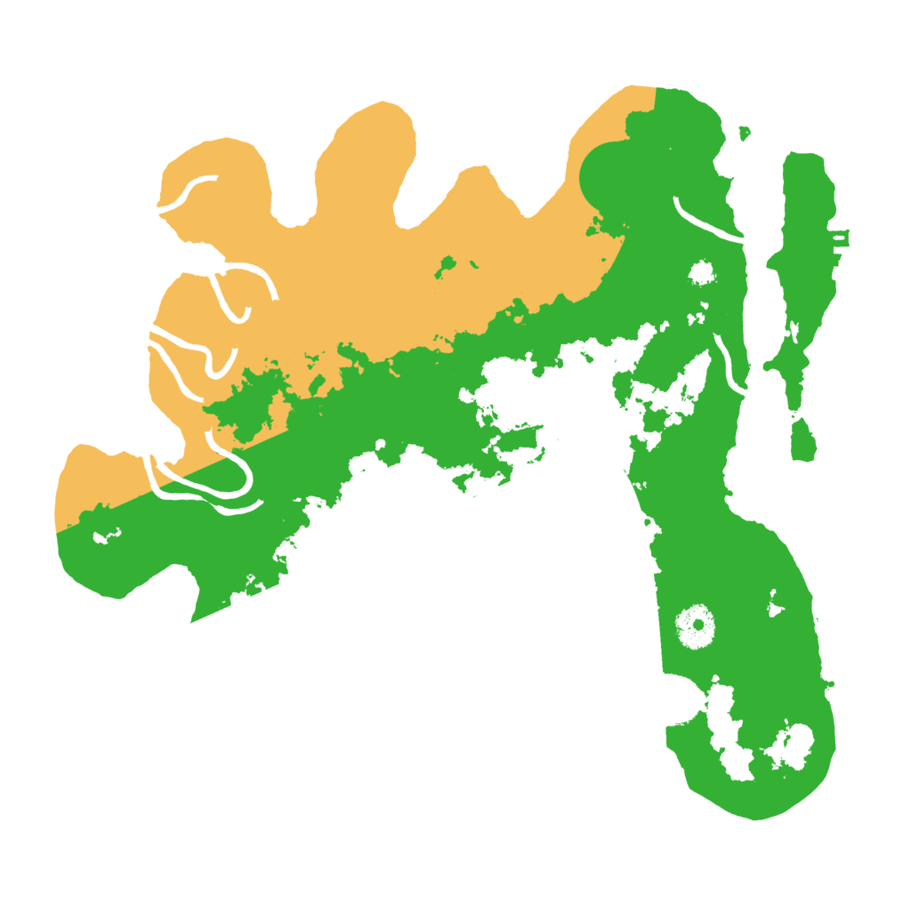 Biome Rust Map: Procedural Map, Size: 3300, Seed: 1362406586