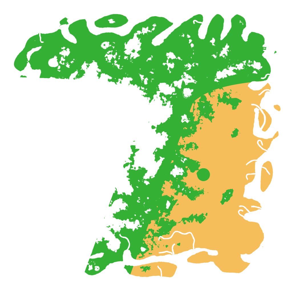 Biome Rust Map: Procedural Map, Size: 6000, Seed: 25128611