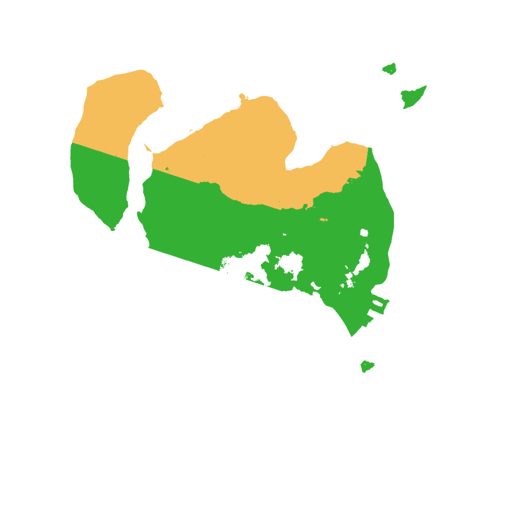 Biome Rust Map: Procedural Map, Size: 2000, Seed: 13477