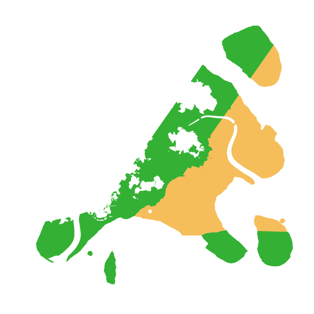 Biome Rust Map: Procedural Map, Size: 2500, Seed: 1721505354