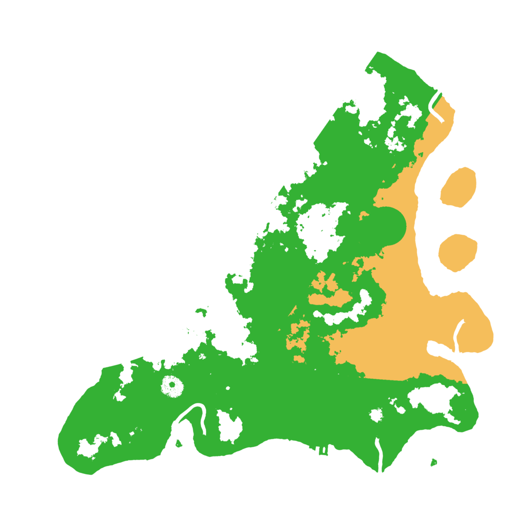 Biome Rust Map: Procedural Map, Size: 3600, Seed: 2701277
