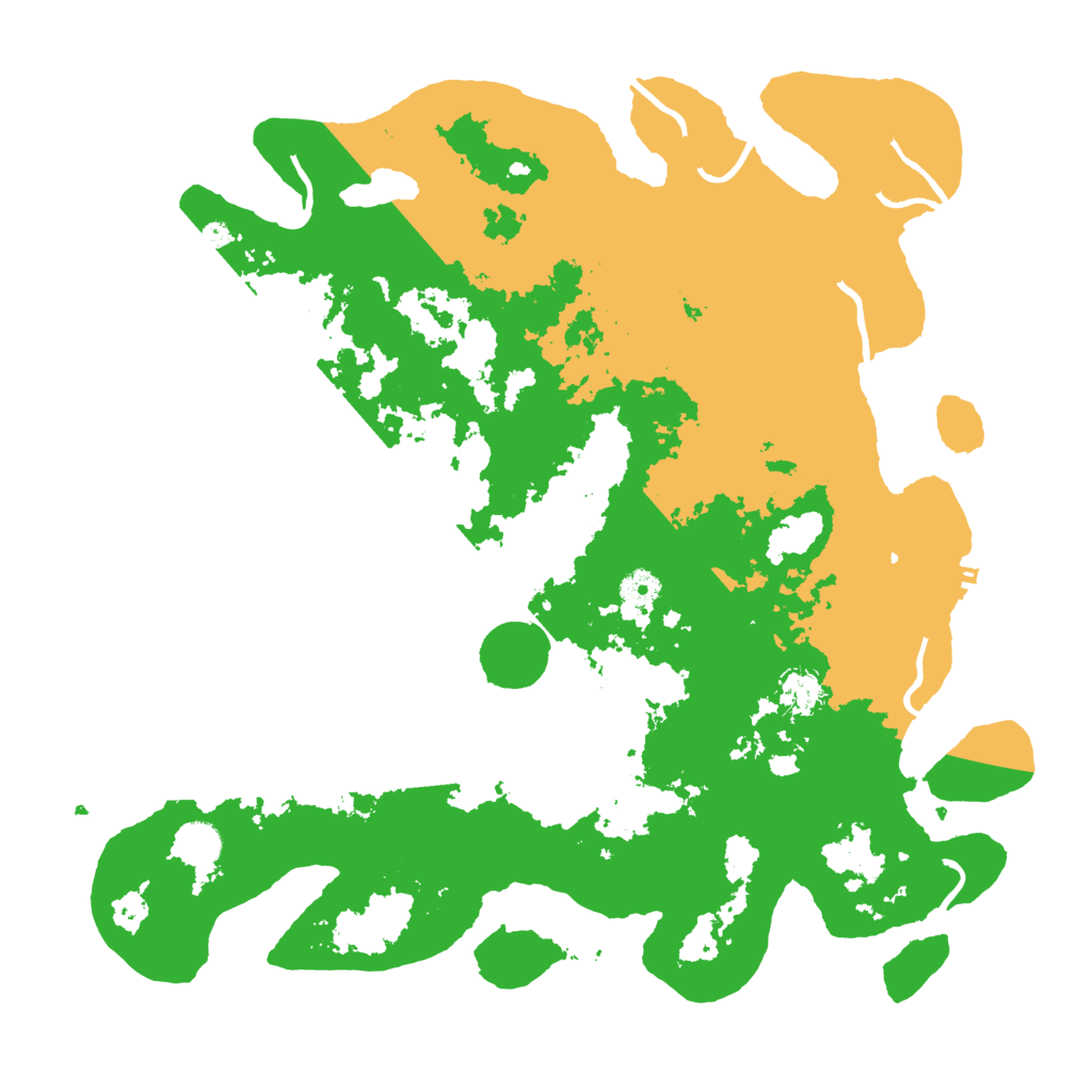 Biome Rust Map: Procedural Map, Size: 4300, Seed: 1314523141