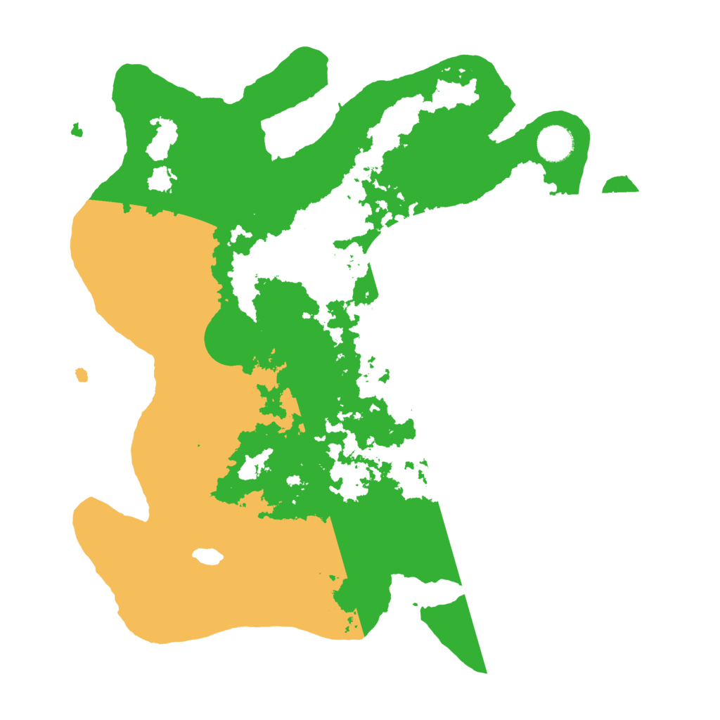 Biome Rust Map: Barren, Size: 3500, Seed: 49